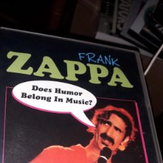 Vídeos y DVD Musicales: DVD FRANK ZAPPA - LIVE THE PIER NYC 1984. Lote 238167810