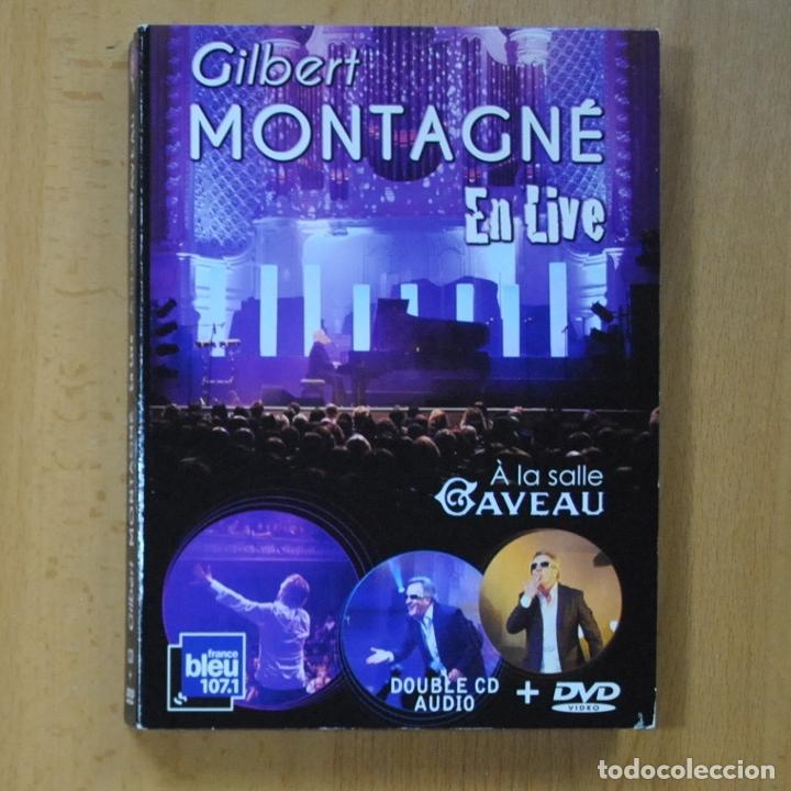 V&iacute;deos y DVD musicales: GILBERT MONTAGNE - EN LIVE - 2 CD + DVD - Foto 1