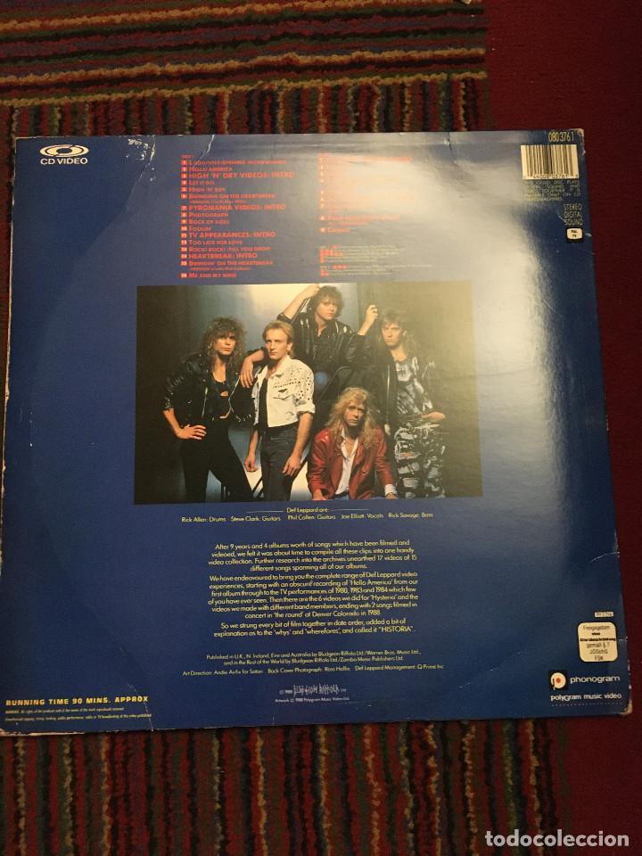 V&iacute;deos y DVD musicales: LASER DISC DEF LEPPARD - HISTORIA - Foto 2