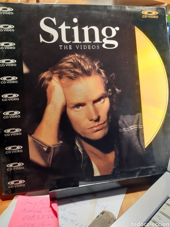 Musikvideos und DVDs: L&agrave;serdisc CDV Sting-The videos Pal