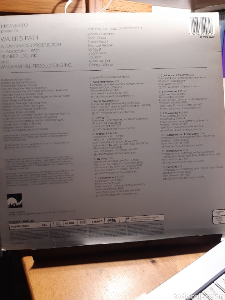 V&iacute;deos y DVD musicales: Laserdisc ,Windham Hill :Waters Path - Foto 2