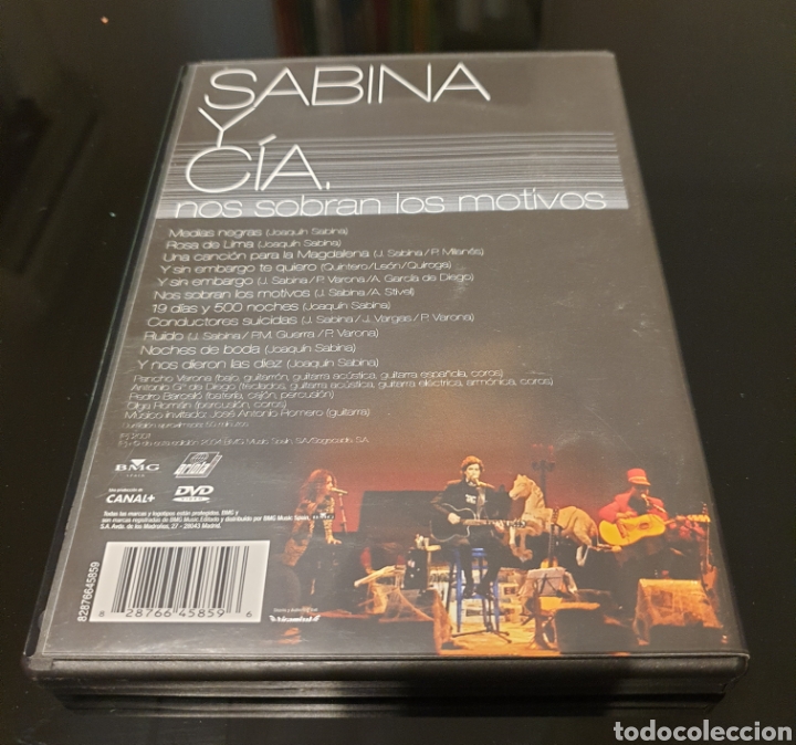 V&iacute;deos y DVD musicales: Sabina y C&iacute;a - Foto 2