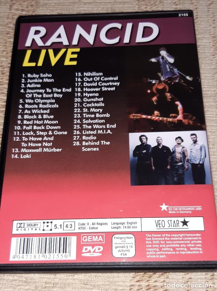 V&iacute;deos y DVD musicales: RANCID - DVD - LIVE . - Foto 2