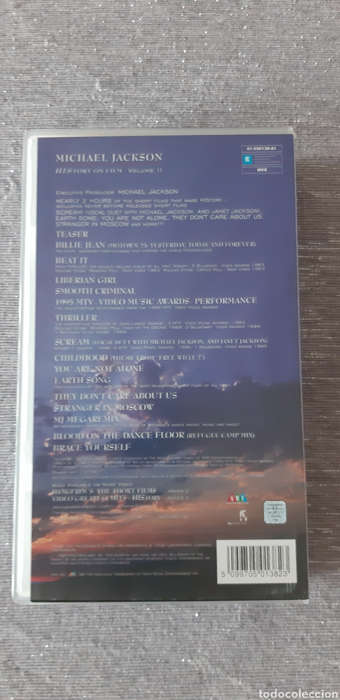 V&iacute;deos y DVD musicales: CINTA DE VIDEO/VHS &rdquo;MICHAEL JACKSON&rdquo; - Foto 3