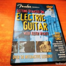 Vídeos y DVD Musicales: GETTING STARTED ON ELECTRIC GUITAR WITH KEITH WYATT DVD DEL AÑO 2002 FENDER EN ESPAÑOL
