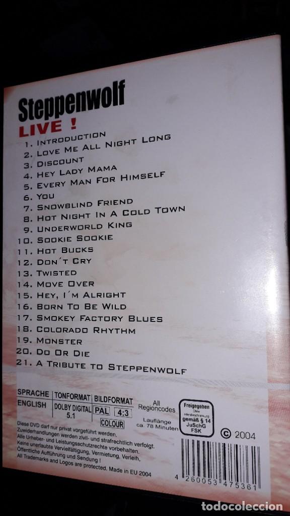 V&iacute;deos y DVD musicales: DVD - STEPPENWOLF - LIVE! - (70s performance. 2004) - Foto 2
