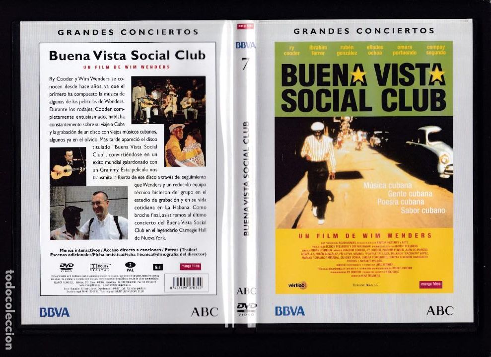 Musikvideos und DVDs: BUENA VISTA SOCIAL CLUB - DVD 101 MINUTOS - M-46.169-2003