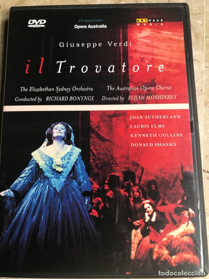 Musikvideos und DVDs: DVD Il Trovatore. Bonynge y Sutherland. &Oacute;pera de Sydney.
