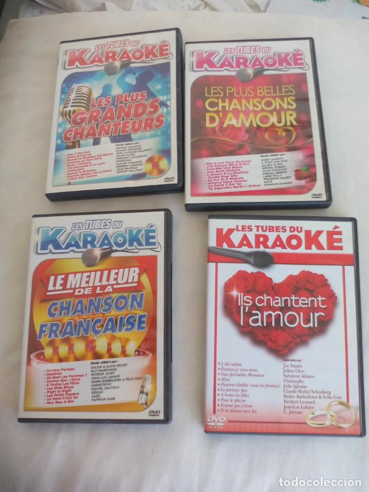 Musikvideos und DVDs: LES TUBES DU KARAOKE. 4 DVD. 2005. WAGRAM MUSIC. EN FRANC&Eacute;S. CHANSONS D'AMOUR,FRAN&Ccedil;AISE...