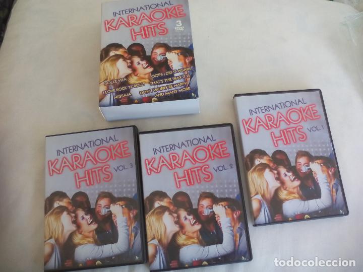 Musikvideos und DVDs: INTERNATIONAL KARAOKE HITS. 3 DVD. 2008. ZYX MUSIC. VOL 1, 2 Y 3.
