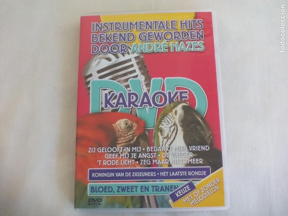 Musikvideos und DVDs: INSTRUMENTALE HITS BEKEND GEWORDEN DOOR ANDRE HAZES KARAOKE DVD