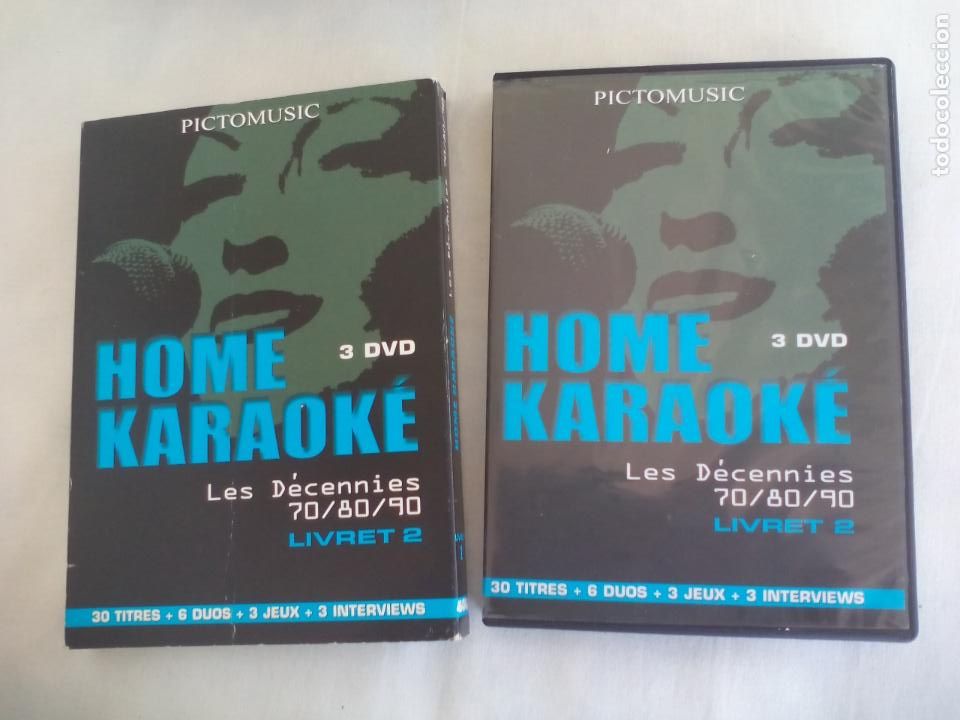 Musikvideos und DVDs: HOME KARAOKE LES DECENNIES 70/80/90. 3 DVD. PICTOMUSIC.