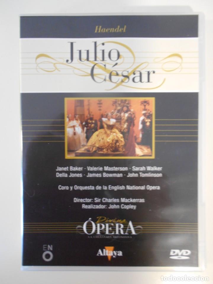 V&iacute;deos y DVD musicales: JULIO CESAR. DVD DE LA OPERA DE HAENDEL. - Foto 1