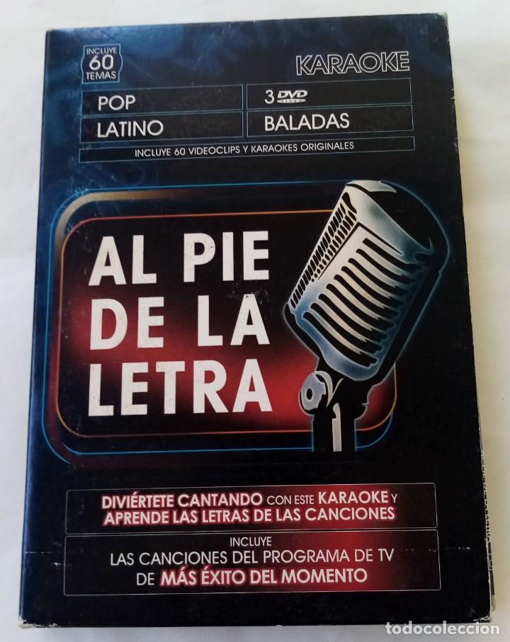 V&iacute;deos y DVD musicales: AL PIE DE LA LETRA - 3 DVD - Foto 1