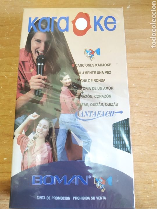 V&iacute;deos y DVD Musicales: CINTA VHS KARAOKE BOMAN