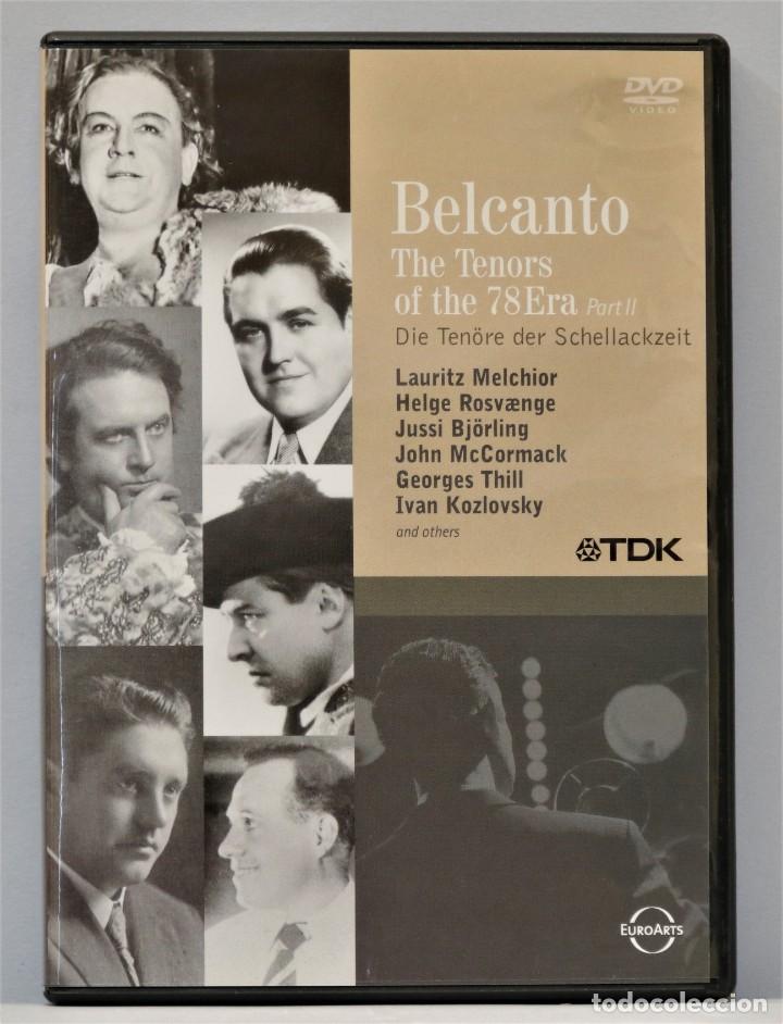 V&iacute;deos y DVD Musicales: DVD. BELCANTO. THE TENORS OF THE 78ERA