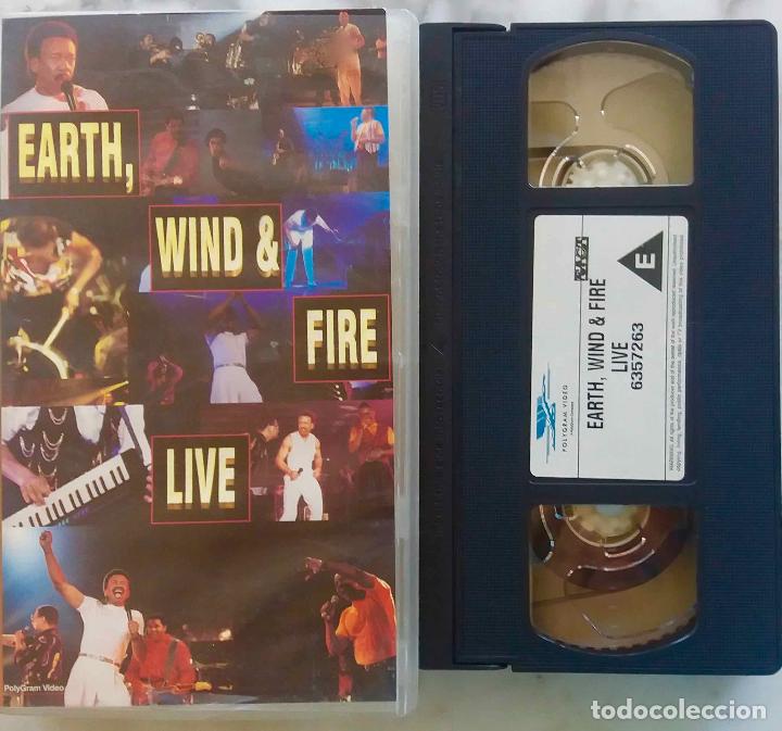V&iacute;deos y DVD Musicales: EARTH WIND & FIRE LIVE, V&Iacute;DEO VHS