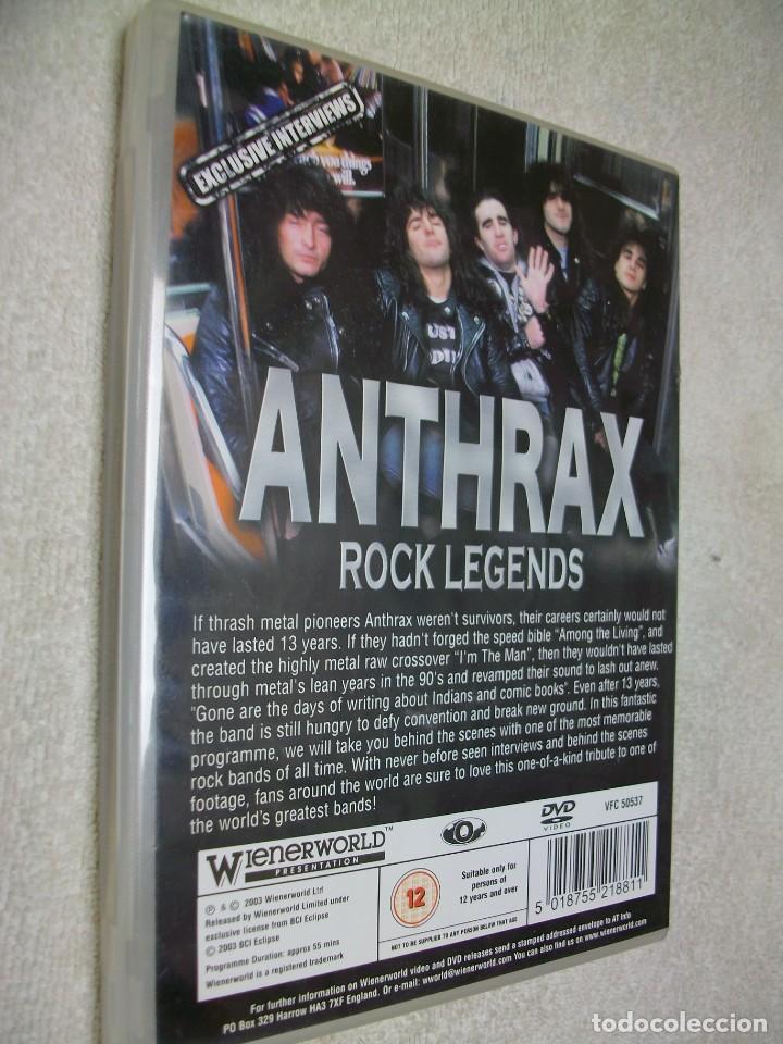 V&iacute;deos y DVD musicales: ANTTHRAX Rock Legends DVD - Foto 2