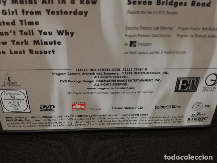 V&iacute;deos y DVD musicales: DVD MUSICAL - EAGLES - HELL FREEZES OVER - Foto 4