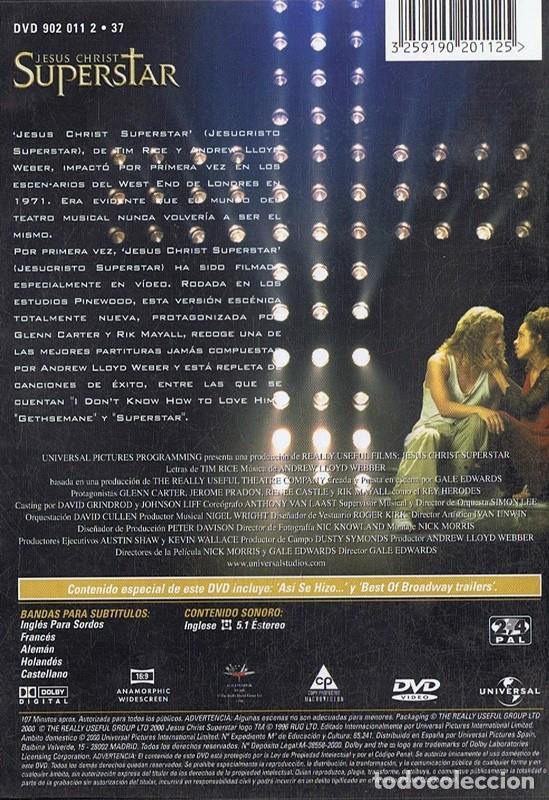 V&iacute;deos y DVD musicales: JESUS CHRIST SUPER STAR - Foto 2