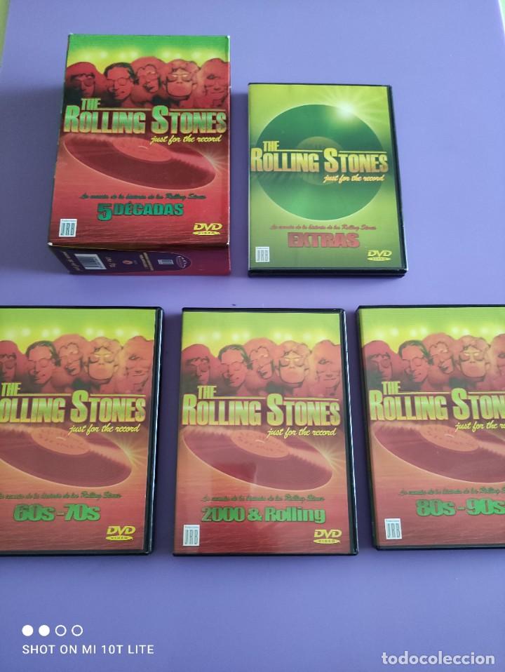 V&iacute;deos y DVD Musicales: PACK 4DVDS.THE ROLLING STONES.JUST FOR THE RECORD.5DECADAS.420 MINUTOS D LA HISTORIA DE LOS ROLLING