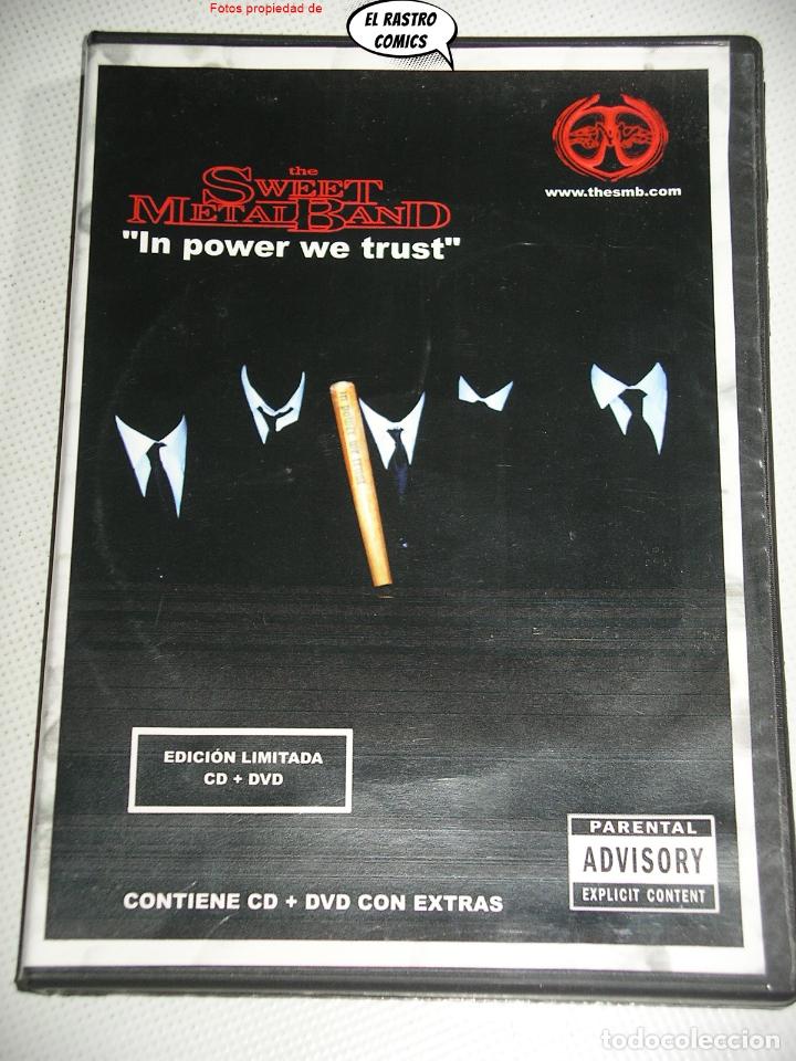 Vid&eacute;os y DVD Musicaux: The Sweet Metal Band, In power we trust, CD + DVD, Edici&oacute;n limitada, MUY DIFICIL, Valencia, D5