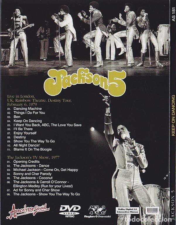 V&iacute;deos y DVD musicales: Jackson 5 &lrm;&ndash; Keep On Dancing DVD - Foto 2
