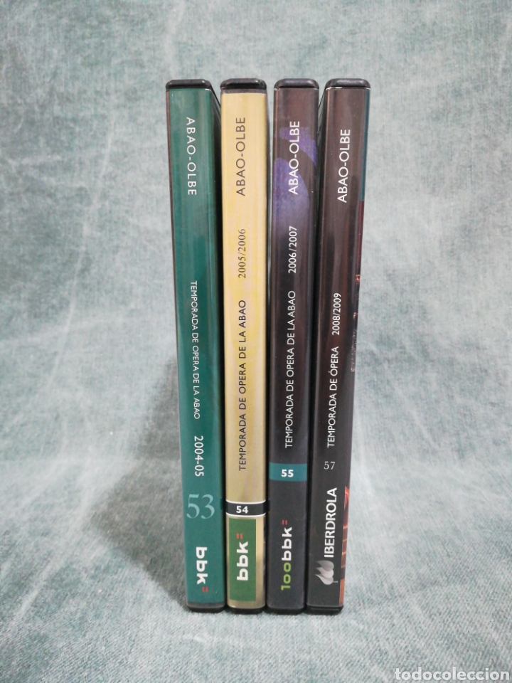 Video e DVD Musicali: LOTE DE 4 DVD - TEMPORADA DE &Oacute;PERA DE LA ABAO - NUMS. 53, 54, 55 Y 57