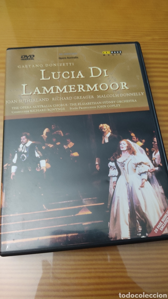Video e DVD Musicali: Dvd opera Lucia Di Lammermoor de Gaetano Donizetti