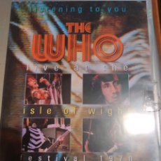 Vídeos y DVD Musicales: THE WHO . LIVE AT THE ISLE OF WIGHT FESTIVAL 1970.. Lote 286212688