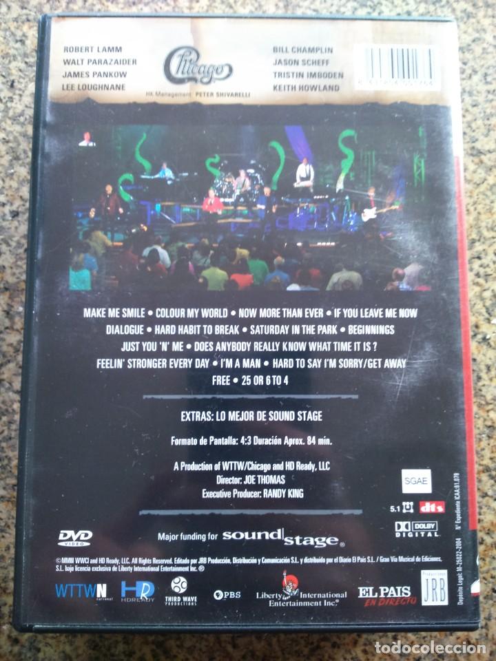 V&iacute;deos y DVD musicales: DVD -- CHICAGO -- LIVE -- - Foto 2