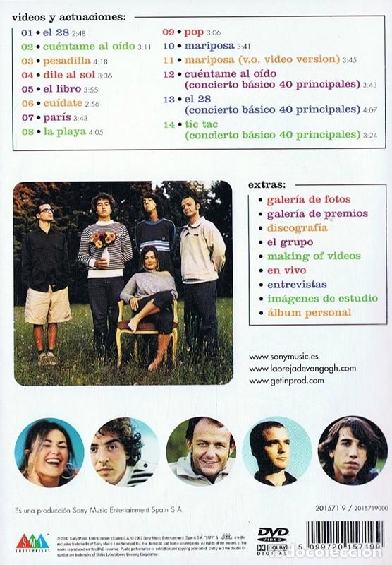 V&iacute;deos y DVD musicales: LA OREJA DE VAN GOGH - Foto 2