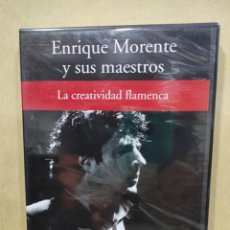 Vídeos y DVD Musicales: ENRIQUE MORENTE Y SUS MAESTROS / LA CREATIVIDAD FLAMENCA - DVD - RBA 2005, FLAMENCO. Lote 296612048