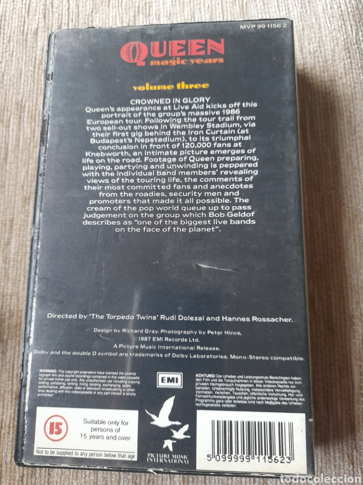 V&iacute;deos y DVD musicales: VHS QUEEN MAGIC YEARS VOL 3 - Foto 2