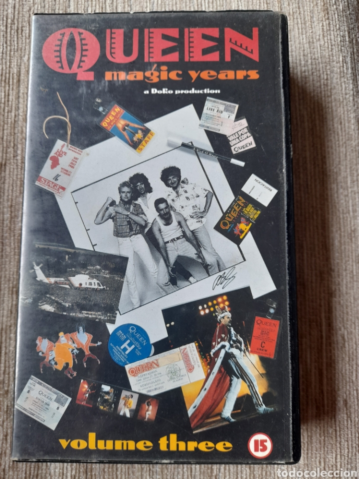 V&iacute;deos y DVD musicales: VHS QUEEN MAGIC YEARS VOL 3 - Foto 1