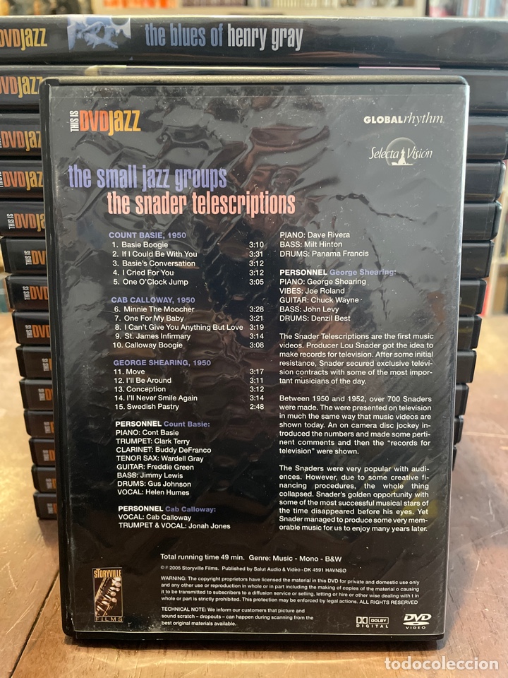 V&iacute;deos y DVD musicales: The Small Groups. The snader telescriptions. DVD - Foto 2