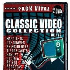 Vídeos y DVD Musicales: 2 PACK VITAL - CLASSIC VIDEO COLLECTION (LOKOMOTIVE 2007) - 4 DVDS COMO NUEVOS CON 60 VIDEOCLIPS. Lote 303783378