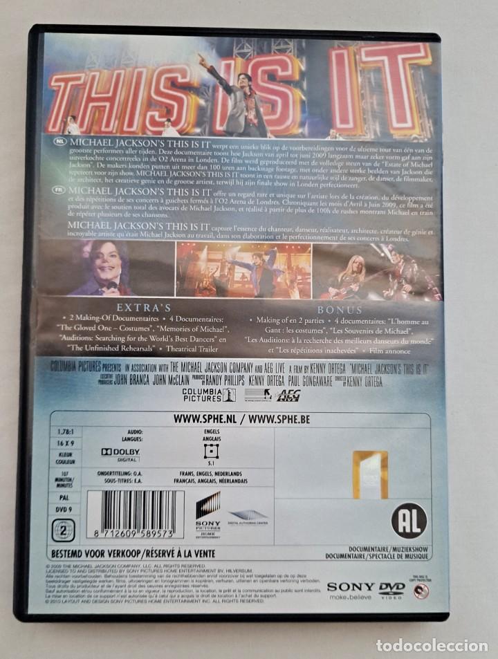 V&iacute;deos y DVD musicales: MICHAEL JACKSONS - THIS IS IT - DVD - Foto 3