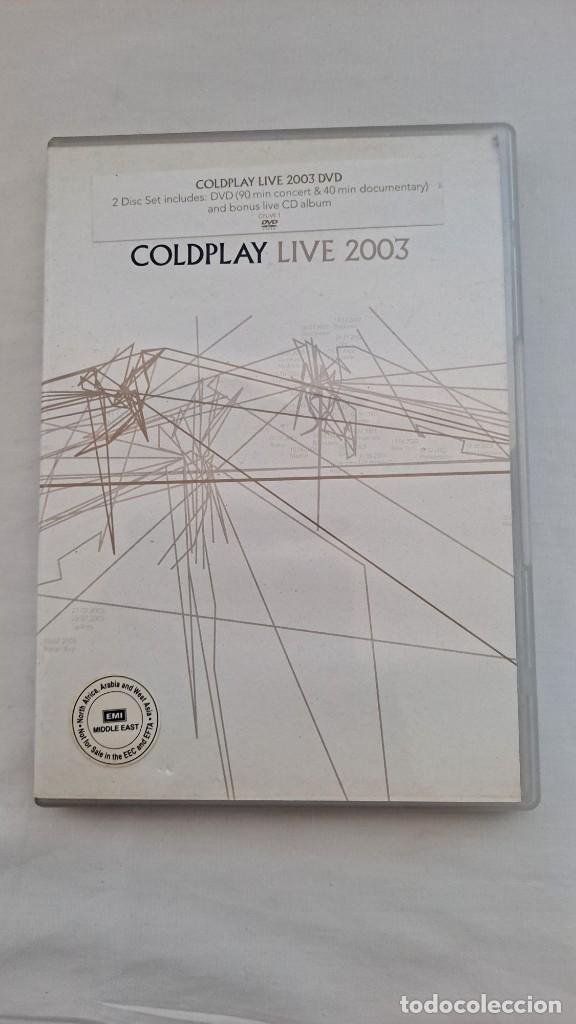 V&iacute;deos y DVD musicales: COLDPLAY - LIVE 2003 - DVD Y CD - Foto 2