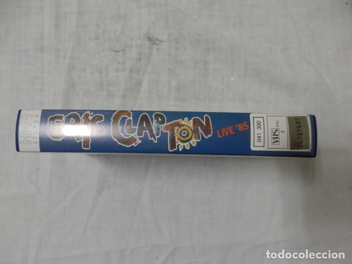 V&iacute;deos y DVD musicales: VHS Eric Clapton Live 85 - Foto 3