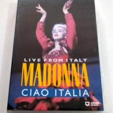 Vídeos y DVD Musicales: DVD MADONNA. CIAO ITALIA. LIVE FROM ITALY. 1999.. Lote 306195448