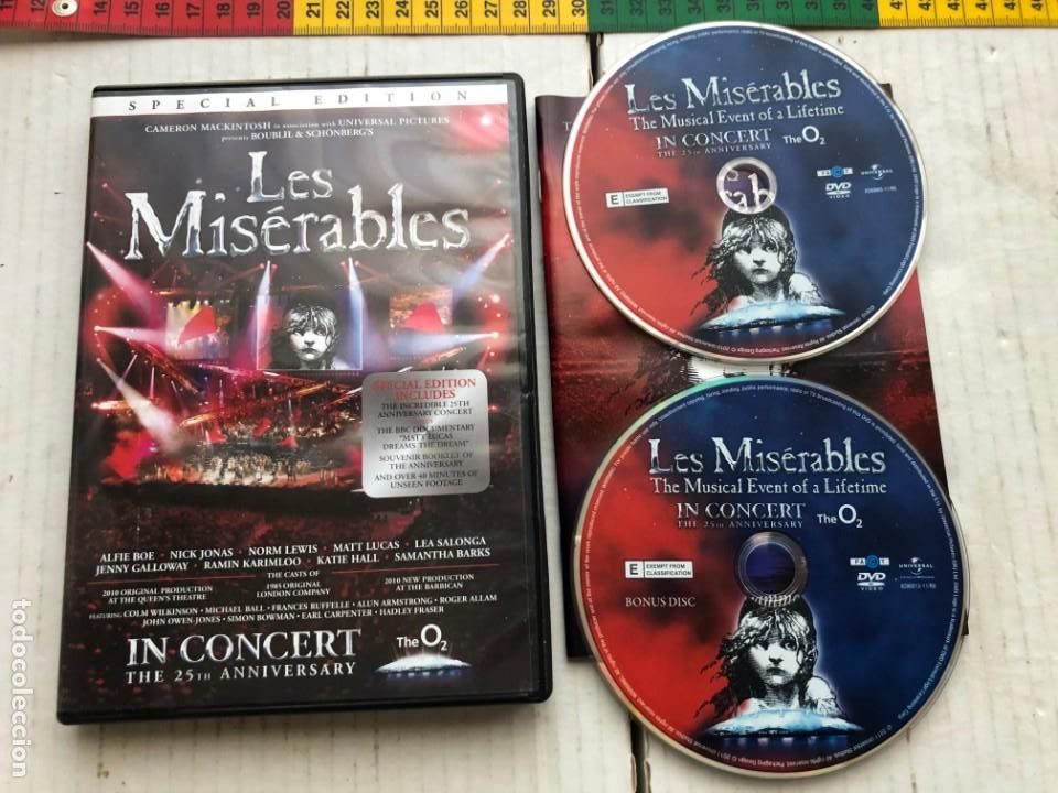 Vid&eacute;os y DVD Musicaux: LES MISERABLES IN CONCERT 25 TH ANNIVERSARY 2 DVDS - DVD PELICULA KREATEN