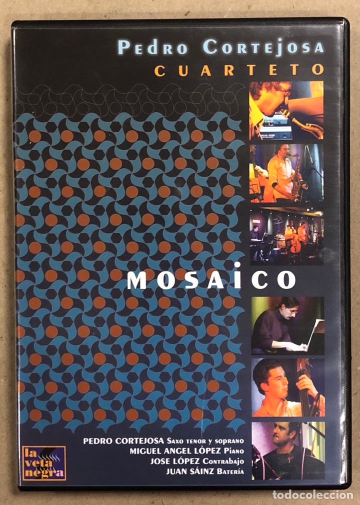 V&iacute;deos y DVD Musicales: PEDRO CORTEJOSA CUARTETO &ldquo;MOSAICO&rdquo; (LA VETA NEGRA 2002). DVD.