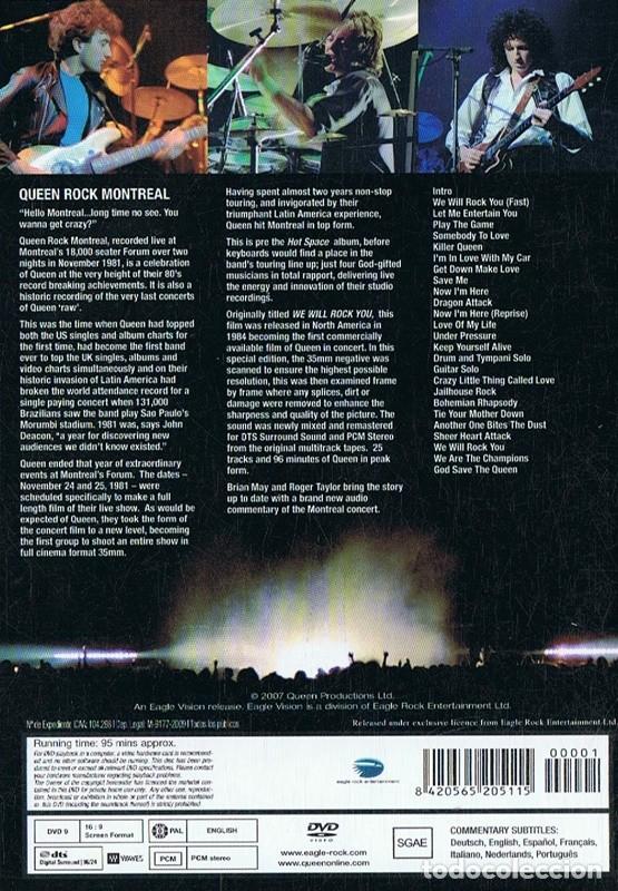 V&iacute;deos y DVD musicales: QUEEN ROCK MONTREAL - Foto 2