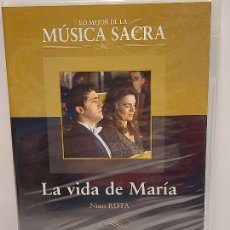 Vídeos y DVD Musicales: NINO ROTA / LA VIDA DE MARÍA / LO MEJOR DE LA MÚSICA SACRA / DVD / PRECINTADO. Lote 311989573