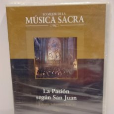 Vídeos y DVD Musicales: J.S.BACH / LA PASIÓN SEGÚN SAN JUAN / LO MEJOR DE LA MÚSICA SACRA / DVD / PRECINTADO. Lote 312208768