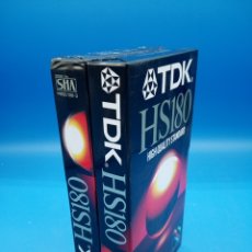 Vídeos y DVD Musicales: PACK DE 2 CINTÁS DE VHS TDK.. Lote 312906263