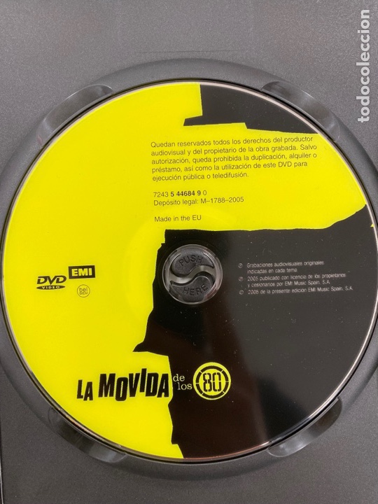 V&iacute;deos y DVD musicales: Dvd LA MOVIDA DE LOS 80&rsquo;s - Foto 4