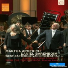 Vídeos y DVD Musicales: MARTHA ARGERICH & DANIEL BARENBOIM - AT THE COLON-PIANO DUOS AND CONCERT-DVD. Lote 315582603