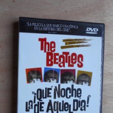 Vídeos y DVD Musicales: THE BEATLES QUE NOCHE LA DE AQUEL DIA. Lote 316431908